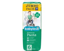 Babylove Premium Luierbroekjes Maat 6 XL (15+ kg) - 36 stuks