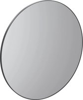 Thebalux Round B&W ronde spiegel Ø80cm Zwart