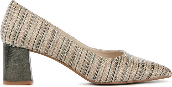 Peter Kaiser Dames Pumps / Damesschoenen - Suède - Blokhak hoogte 4 cm