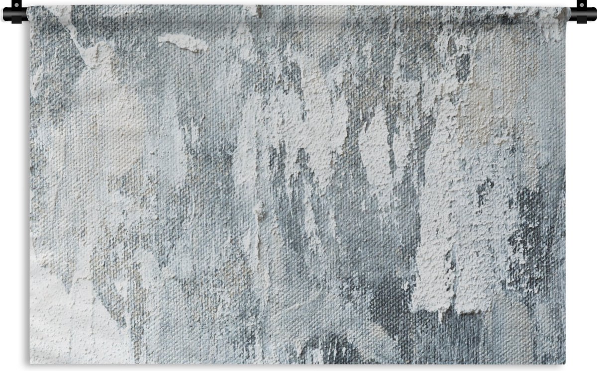 Wandkleed - Wanddoek - Verf - Industrieel - Design - 120x80 cm - Wandtapijt