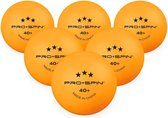 Tafeltennisballen - Oranje tafeltennisballen 3 ster 40+ | Hoogwaardige ABS trainingsballen | Extreem robuust voor tafeltennistafels binnen en buiten het plein