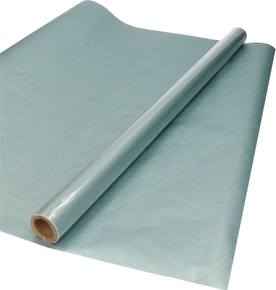 Rollen Kraft inpakpapier ijsblauw - 200 x 70 cm - kadopapier / cadeaupapier  / boeken... | bol.com
