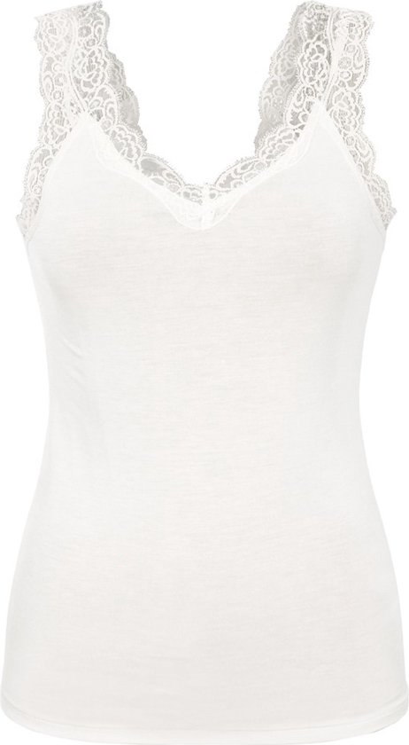 PIECES PCBARBERA LACE TOP NOOS BC Dames Tanktop - Maat S
