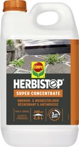 Herbistop Super Pad & Terras - geconcentreerde onkruid- en mosbestrijder - snelle werking - fles 2,5L (200 m²)
