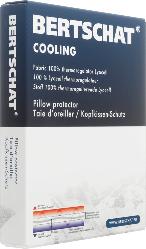 Taie d’oreiller rafraichissante - BERTSCHAT® Refroidissement | 40 x 60 cm