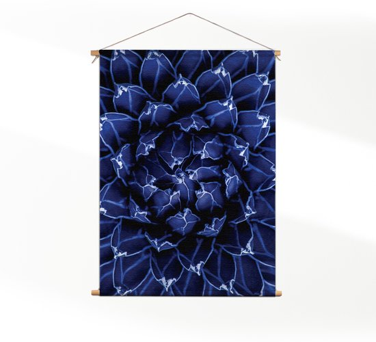 Textielposter Kleurrijke bloem 2 M (55 X 40 CM) - Wandkleed - Wanddoek - Wanddecoratie
