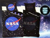 NASA Dekbedovertrek Eenpersoons 140 x 200 cm Glow In The Dark - Officiële Merchandise