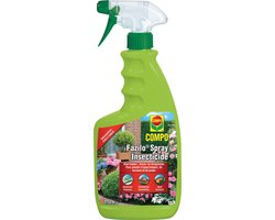 COMPO Fazilo Spray - gebruiksklare insectenbestrijder - natuurlijke werkstoffen - voor kamer-, terras- en tuinplanten - spray 750 ml