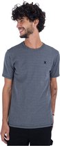 Hurley Oceancare Essential Icon Textured T-shirt Met Korte Mouwen Grijs XL Man