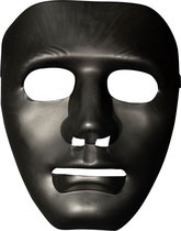 Masque de rue anonyme - noir - noir - 2 pièces