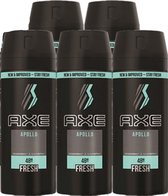 MULTI BUNDEL 5 stuks Axe APOLLO - deodorant - spray 150 ml