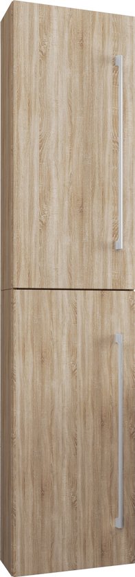 DuneDesign Bamboe Houtenplank 163x38x40cm - 5 Vakken Badkamerplank Keukenplank Badkamerkast