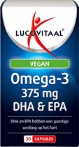 Lucovitaal Omega-3 375mg EPA & DHA vegan (30ca)