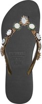 Uzurii Pearl Monroe Dames Slippers Black