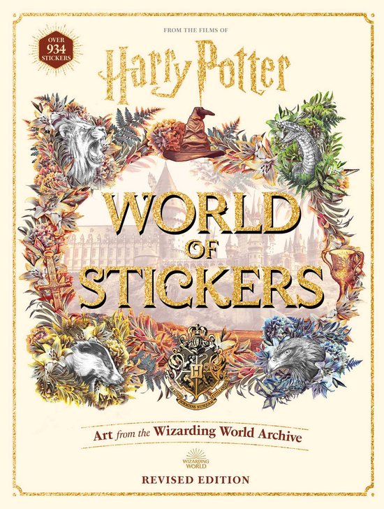 Collectible Art Stickers- Harry Potter World of Stickers - S ... - cover