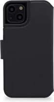 DECODED Wallet Case - iPhone 14 Pro Max - Hoesje met Pasjeshouder - Hoogwaardig Europees Leer - Magnetische Technologie van Apple - Zwart