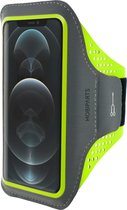 Mobiparts Comfort Fit Sport Armband Apple iPhone 12 Pro Max Neon Green
