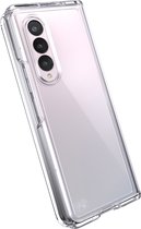 Speck hoesje geschikt voor Samsung Galaxy Z Fold3 (2021) - Slank - Kristalhelder - Valbescherming gecertificeerd tot 4 meter - Microban Antibacterieel - Presidio Perfect Clear lijn - Transparant