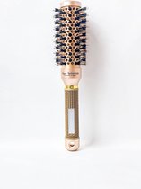 DreamGlow 32 Nano Thermic Ceramic | Ion Brush | Haarborstel | Nano Technology | Ronde - Föhnborstel | Föhn | Stijltang | Blow Dry Brush | Rolling Brush | Goud | 32