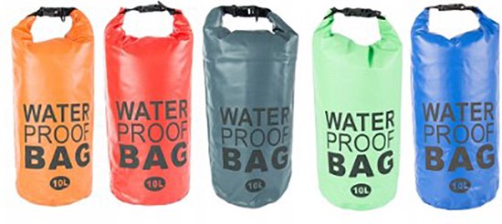 Waterdichte zak - Opbergzak - Waterproof bag - Tas - Waterdichte tas - Opberg tas - 10L - Oranje