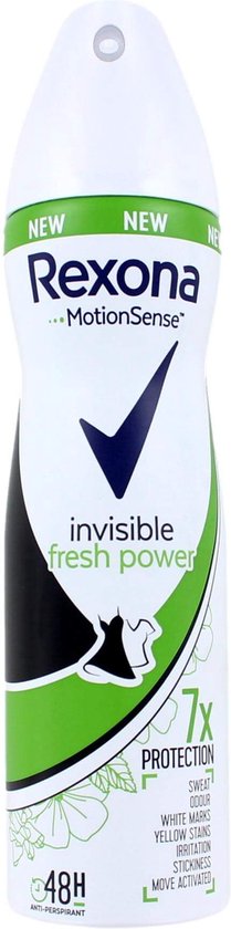 Rexona Invisible Fresh Power Antiperspirant - Antiperspirant Spray 6 x150ml