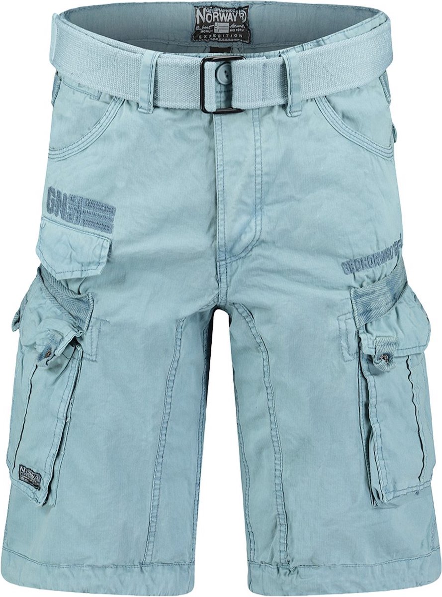 Panoramique Heren Korte Broek Geographical Norway Sky Blue - M