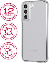 Tech21 Evo Clear - Samsung Galaxy S22+ hoesje - Schokbestendig telefoonhoesje - Transparant - 3,6 meter valbestendig