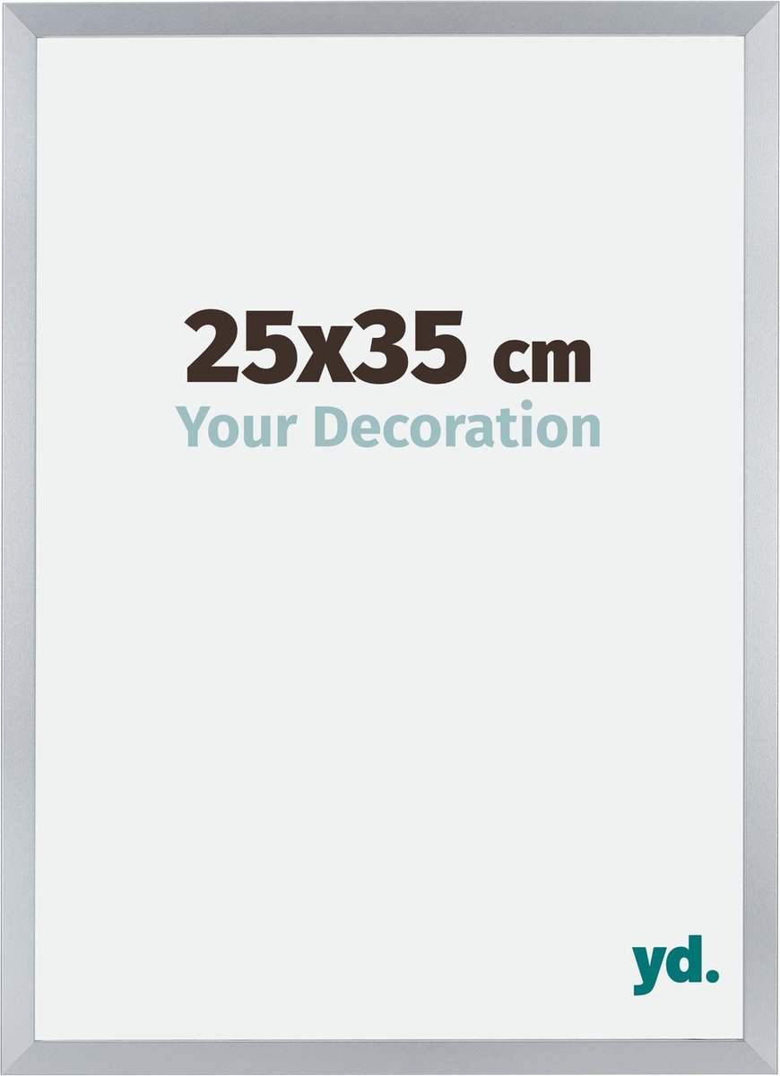 yd. Your Decoration - Fotolijst 25x35 cm - MDF - Zilver Glans - Catania