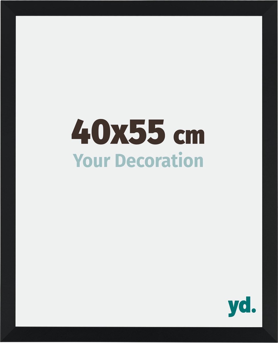 yd. Your Decoration - Fotolijst 40x55 cm - MDF - Zwart Mat - Catania