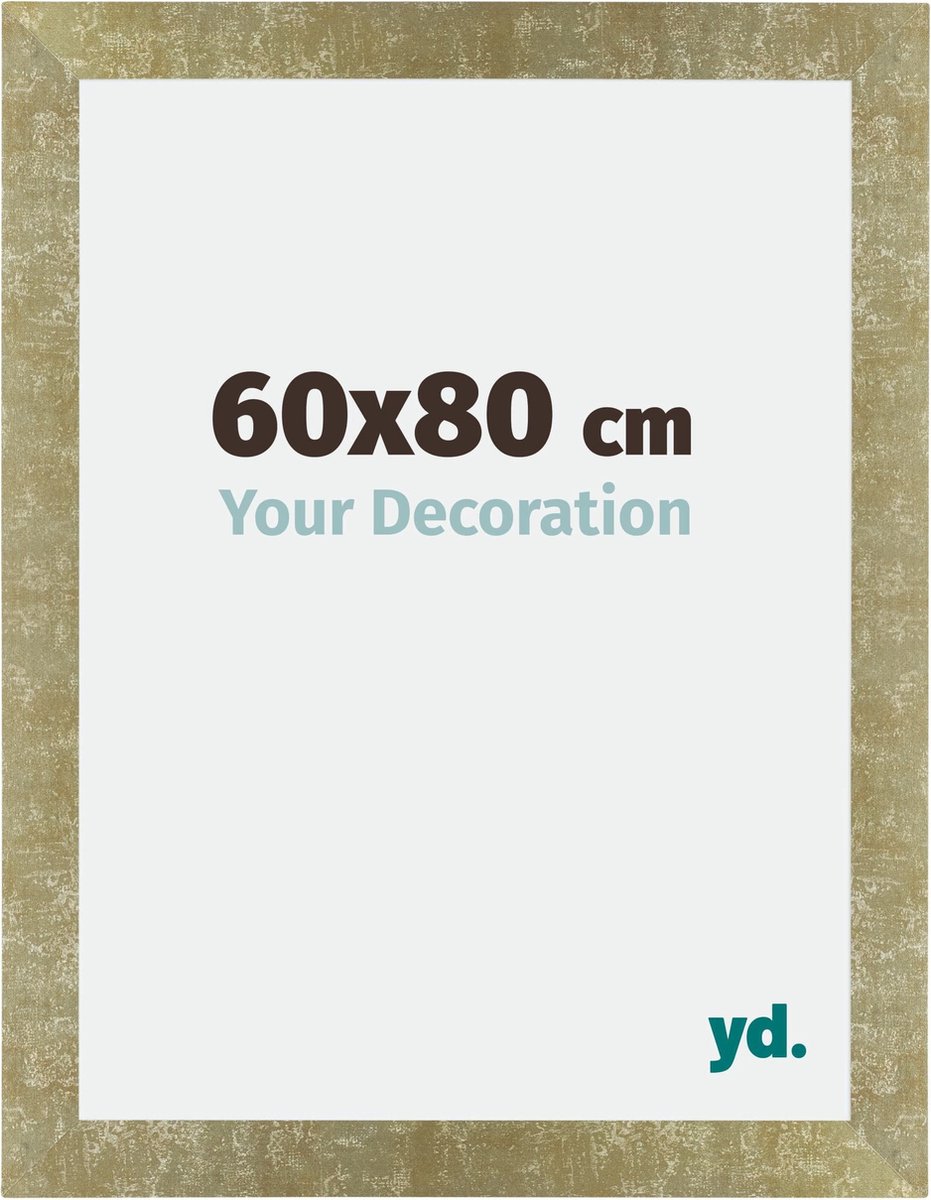 yd. Your Decoration - Fotolijst 60x80 cm - MDF - Goud Antiek - Mura