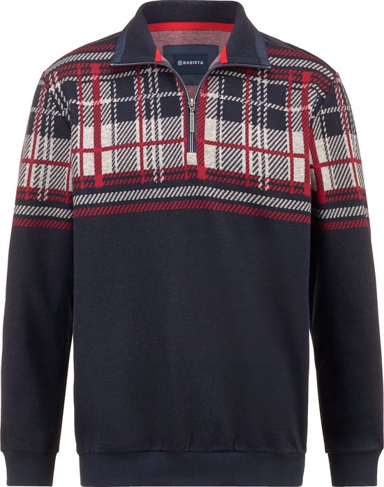 BABISTA Herren Sweatshirt HAMAR - Casual Mit Reißverschluss Und Streifen