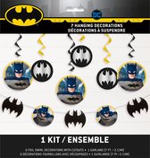 Dc Comics - Batman - Super-héros - Ensemble de décoration de fête - Fête d'enfants - Anniversaire - Guirlande - Pendentifs tourbillon de plafond - Décoration