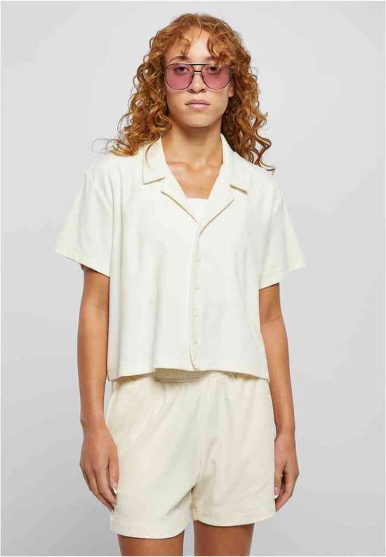 Foto: Urban classics towel resort blouse l wit