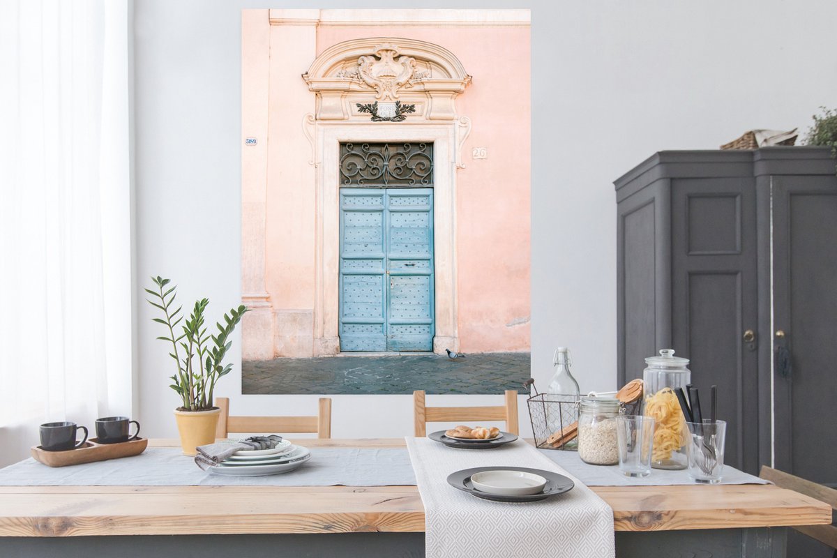 Deur - Rome - Blauw - Architectuur