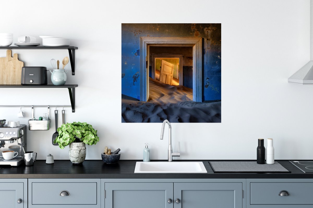 Zand - Blauw - Deur - Architectuur