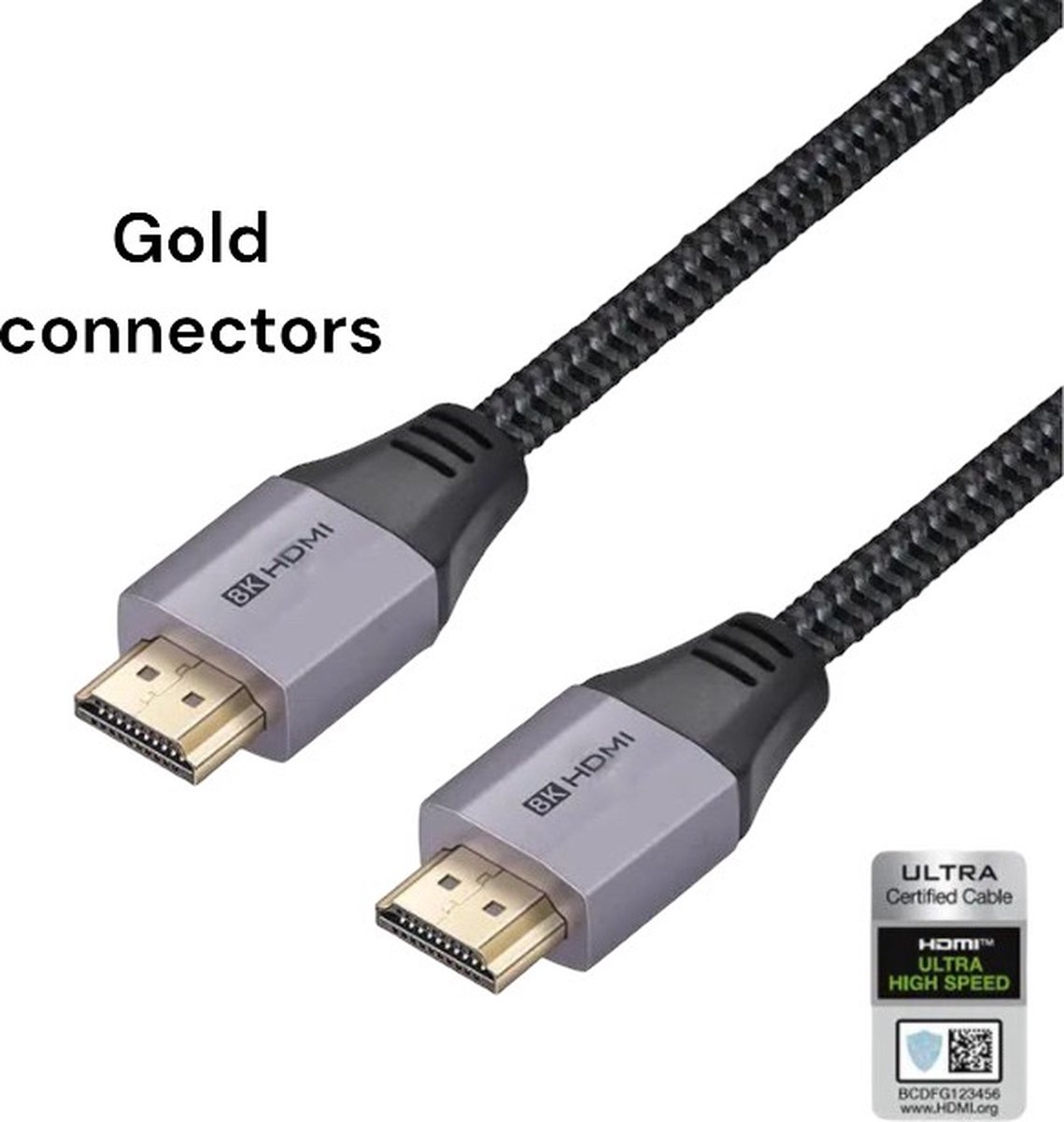 Xtend 8K - HDMI kabel 2.1 - Ultra High speed - HDMI naar HDMI - 3 meter - nylon buitenkabel - PS5 - Xbox