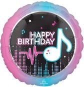 TikTok - Tik Tok - Ballon aluminium - Ballon hélium - Happy anniversaire - 43cm - Vide - 1 pièces - Anniversaire - Fête d'enfants.