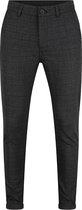 Rellix Chino Pants Check Broeken Jongens - Zwart - Maat 176