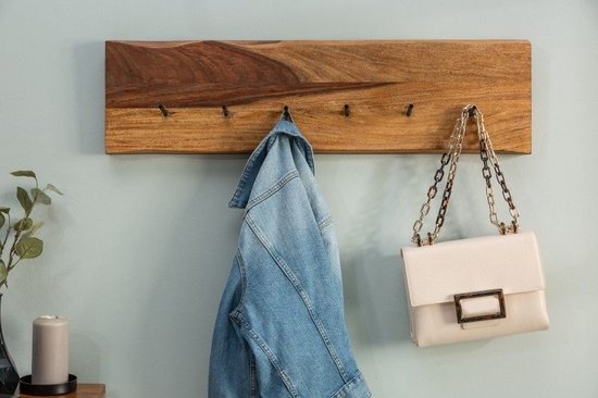 FineBuy Fluweel/Massief Houten Bank Veelkleurig 117x51x38 cm | Design Gestoffeerde Bedbank Patchwork | Modern Hal en Eetkamer Meubel | Gangbank Zonder Rugleuning
