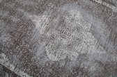 Oosters katoenen vloerkleed PURE UNIQUE 240x160cm lichtgrijs geometrisch patroon - 38269