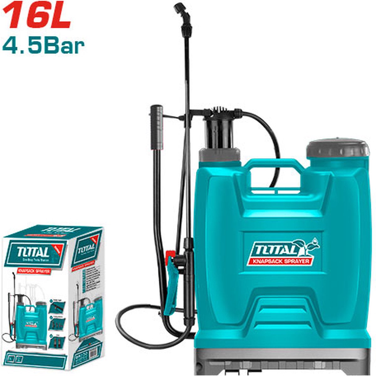 Total - Drukspuit - 16L - 4,5 bar