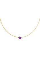 Necklace Star - Yehwang - Ketting - 38 + 5 cm - Moederdag cadeautje - cadeau voor haar - mama
