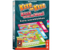999 Games - Scoreblokken - Keer op Keer - drie stuks - Level 5, 6 en 7 - Dobbelspel