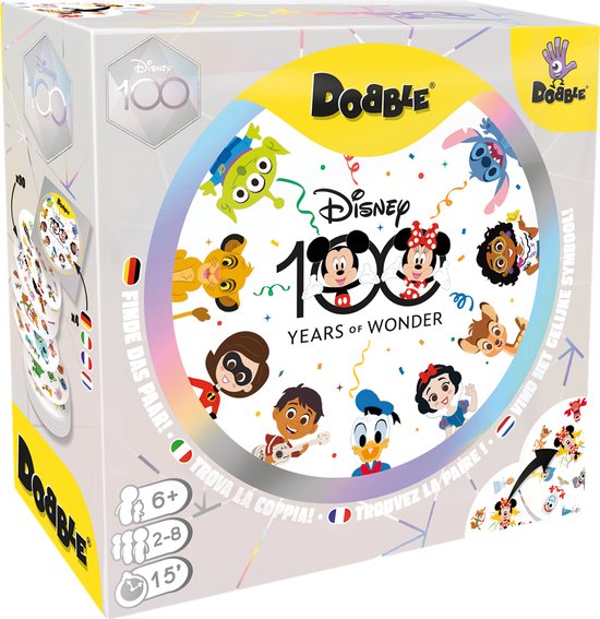 Afbeelding van het spel Dobble Disney 100 Years of Wonder - Kaartspel