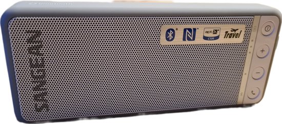 Bluetooth speaker Sangean BTS-101 rood met NFC, Bluetooth 4.0, aptX, handsfree bellen en ingebouwde batterij