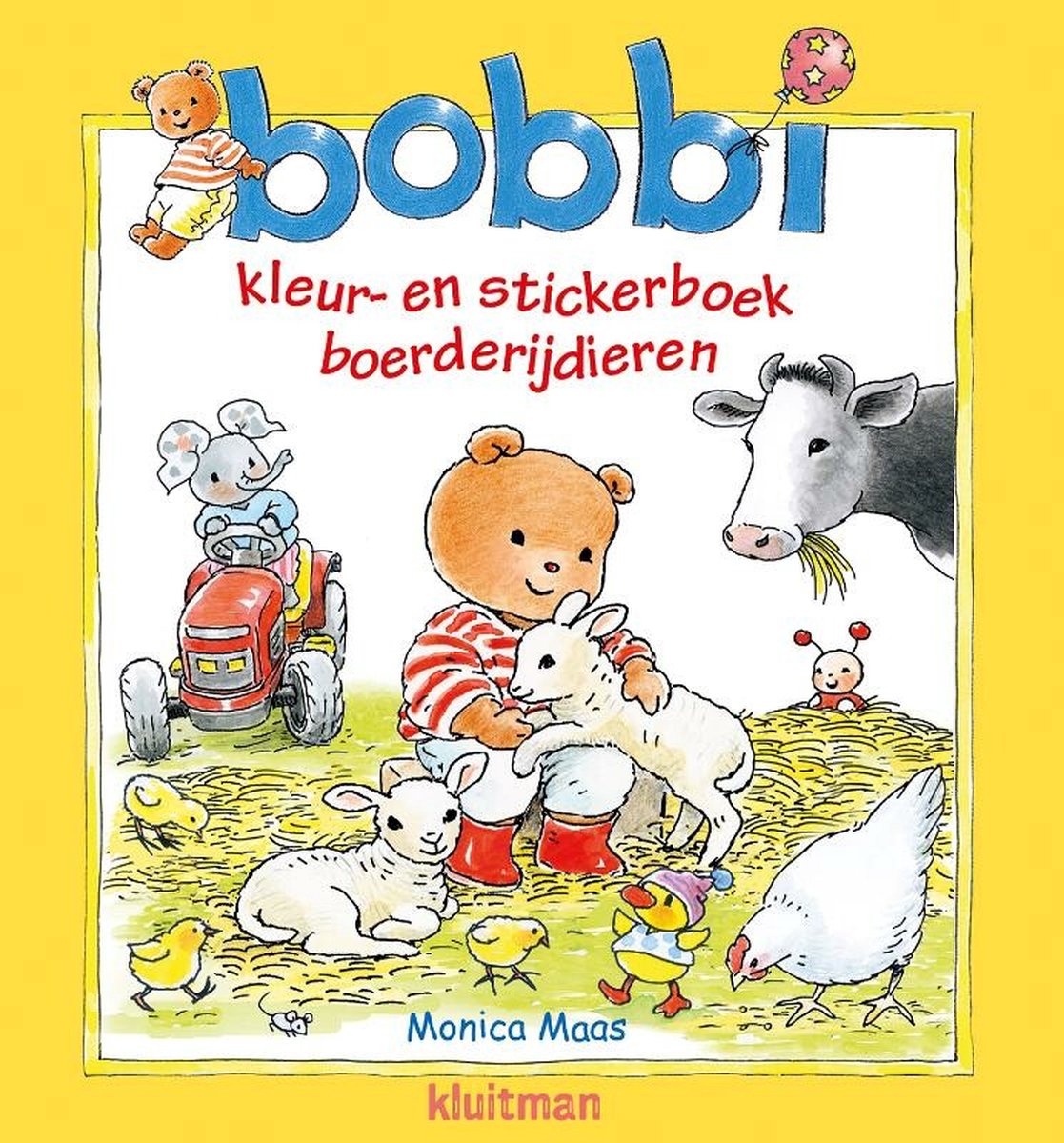 Bobbi - Kleur- en stickerboek boerderijdieren, Monica Maas | 9789020683875  | Boeken | bol