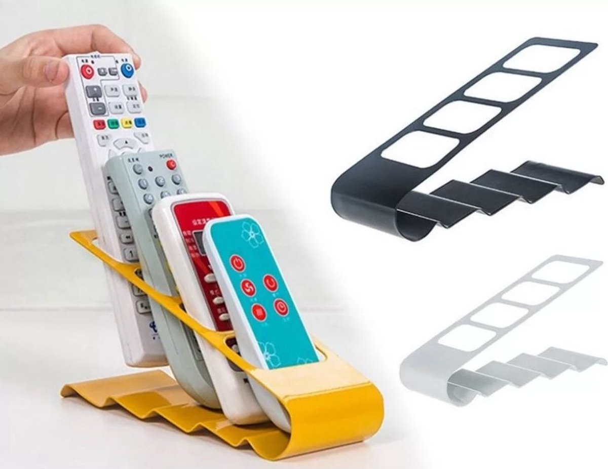 Générique Duurzame magnetische afstandsbediening houder, siliconen tv-controller houder voor muur, zelfklevende magnetische opslag voor entertainmentcentrum, verpleeghuis