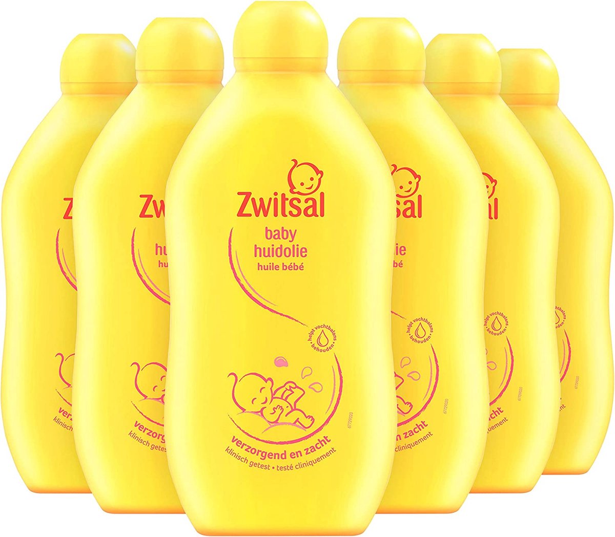 6x Zwitsal Baby Huidolie 400 ml