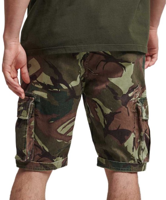 Superdry Heren Vintage CORE Cargo Shorts, Nordic Chrome Navy, 30