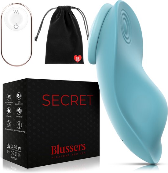 BLUSSERS® Panty Vibrator Secret® - met Afstandsbediening - Vagina & Clitoris Stimulator - G-Spot - Vibrators voor Vrouwen - Overal Intens Genot